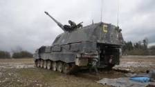 German Panzerhaubitze 2000 at Grafenwoehr