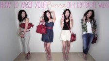 How To Wear your Purse in 4 Different Ways
