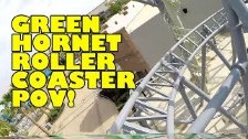 Green Hornet High Speed Chase Roller Coaster Front...