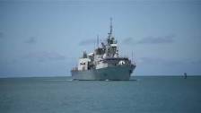 HMCS Ottawa (FF 341) Sails into Pearl Harbor