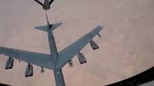 KC-135 Stratotanker Refuels B-52 Stratofortress