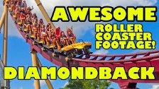 Diamondback Roller Coaster AWESOME Multi Angle POV...