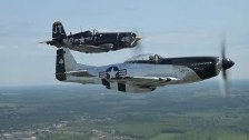 Wings of Heritage Flight: B-17, P-51 Mustang and a...