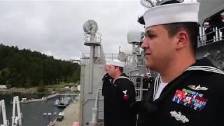 USS Pearl Harbor Arrives in Victoria, British Colu...