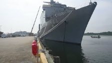 USS Gunston Hall Departs Little Creek