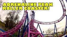 Adrenaline Peak Roller Coaster Front Seat POV Oaks...