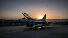F-16 at Sunset - Time Lapse