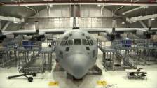 Time-Lapse of C-130H Going to the Hangar