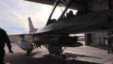 New Jersey ANG Tow F-16s In Prep for Winter Storm