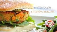 Salmon Burger Recipe - Steve&#39;s Cooking