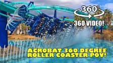Acrobat VR 360 Roller Coaster POV Nagashima Spalan...