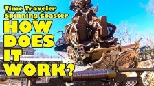 Time Traveler Roller Coaster How the Spinning Work...