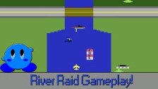 River Raid Review And Gameplay On Atari 2600 (On M...