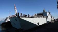 HMCS Winnipeg arrives in San Francisco for Fleet W...