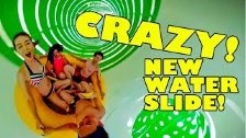 Crazy SlideWheel Water Slide! New 2018 Water Park ...