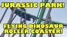 Flying Dinosaur Jurassic Park Roller Coaster Off-R...
