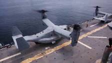 MV-22B Ospreys Land on USS Kearsarge
