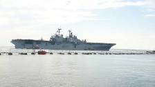 USS Kearsarge Departs Norfolk for Hurricane Harvey...