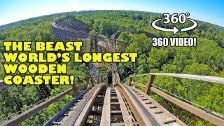 VR 360 The Beast World&#39;s Longest Wooden Roller...