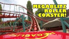 Megablitz Roller Coaster Front Seat POV Wiener Pra...