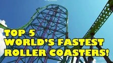 Top 5 World&#39;s Fastest Roller Coasters 2017 - F...