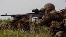 USMC Vertical Assault Raid at Ie Shima Island near...