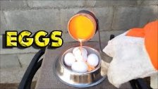 Molten Copper vs 5 Eggs