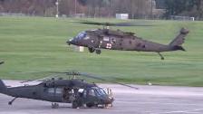 1st Air Cavalry Brigade Helicopters Arrive at Katt...
