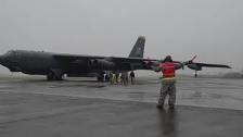 B-52 Stratofortress Arrive in UK at RAF Fairford