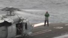 USS Nimitz Launches Aircraft