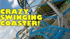 Drifting Coaster *NEW* Absolutely CRAZY Swinging R...