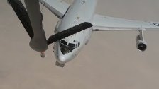 KC-135 Refuels E-3 Sentry