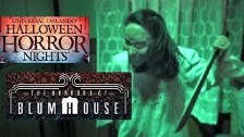 Horrors of Blumhouse Haunted House Walk Through Ha...
