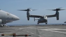 MV-22 Osprey of HX 21 on the Flight Deck