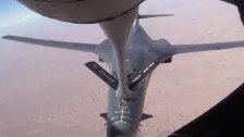 B-1B Lancer Refueling In-Flight from Ellsworth AFB...