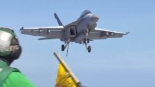 Carrier Air Wing One (CVW 1) Lands on USS Harry S....