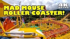 Mad Mouse Roller Coaster POV! INSANE! Fuji-Q Japan...