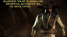 Raiden VS Sub Zero In Mortal Kombat XL (X-Box One)...