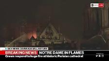 Notre Dame cathedral in Paris on fire | ABC News S...