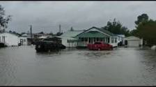 Flooding in Marion County, S.C. after Hurricane Fl...