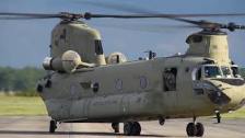 National Guard Helicopters Fly Hurricane Relief Mi...