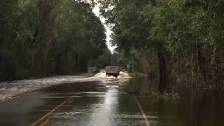 Flooding from Fayetteville to Wilmington, North Ca...