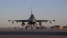F-16s Takeoff for Red Flag Alaska 19-1