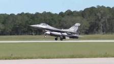 Swamp Fox F-16 Fighting Falcons Return From Deploy...