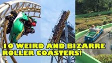 10 WEIRD &amp; BIZARRE Roller Coasters of Asia!