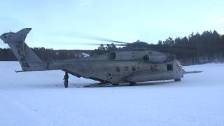 CH-53E Super Stallions Insert Norwegian Troops