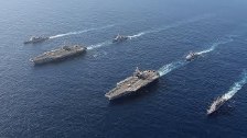 Dual Carrier Strike Force with USS John C. Stennis...