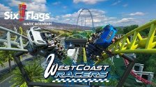 West Coast Racers Roller Coaster Six Flags Magic M...