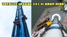 Riding Blue Fall! INSANE 351 Foot Drop Ride in Jap...