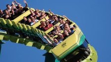 Wild Thing Roller Coaster Front Seat POV Valleyfai...